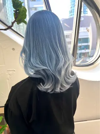 カラー 透明感カラー/レイヤ ーhinata.のヘアスタイル