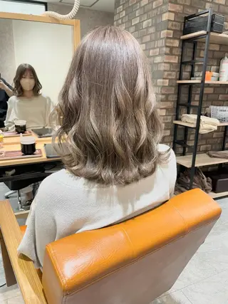 ミディアム TERRACE LUXBE阿倍野アポロ店所属・清家 /人生を変える 髪質改善ストレートのヘアスタイル