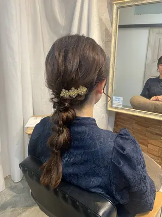 ヘアアレンジ 顔周りカット 🎀サヤカ🎀のヘアスタイル