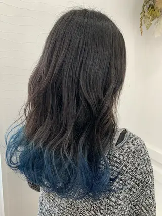 ロング カラー Mintleaf 💛MAYUKOのヘアスタイル