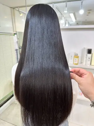 ロング 髪質改善/レイヤー ストウシンゴのヘアスタイル