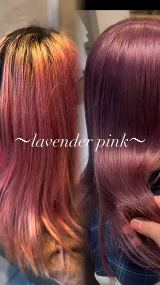 セミロング カラー 🌿earth亀有店 【緑髪のノブ】🌿のヘアスタイル