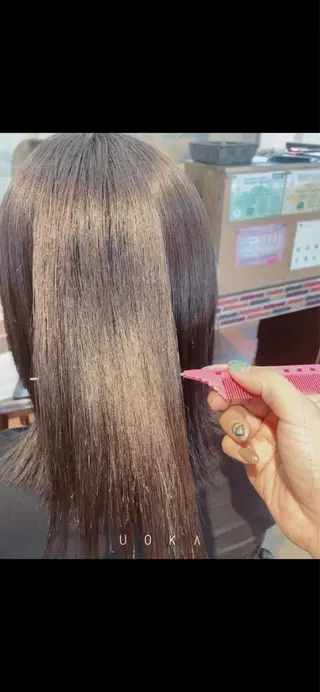 セミロング 福見 美保のヘアスタイル