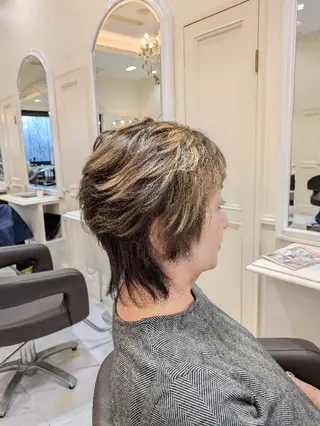 ショート Salon de with根本博史のヘアスタイル