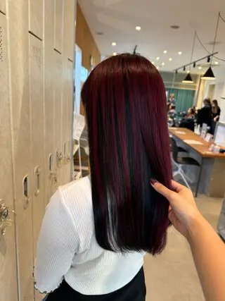 ロング カラー hair S.coeur emu所属・黒木 日那のヘアスタイル