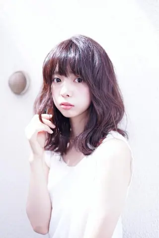ミディアム カラー パーマ ヘアアレンジ mince rouge 博多マルイ店所属・牛田 玲菜のヘアスタイル