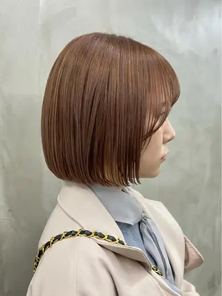 ショート カラー yiye 青山所属・無料カットモデル募集 🌱ひょうがのヘアスタイル