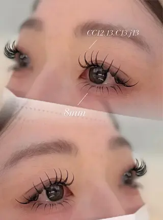 マツエク・マツパ EYELA 桃華💎のマツエク・マツパデザイン