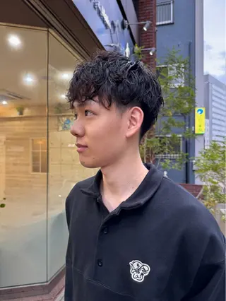 ショート パーマ メンズ Seeknext // Rukaのヘアスタイル