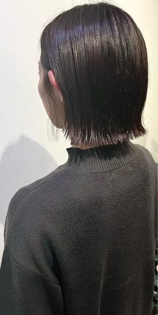 ショート 切っぱなし💇‍♀️ イヤリング🎨龍之介のヘアスタイル
