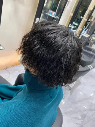 パーマ メンズ 🌴パーマオタク🌴 長谷川　諒佑🌈のヘアスタイル