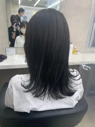 セミロング 【美容室が苦手な方 専問美容室】MIHOのヘアスタイル