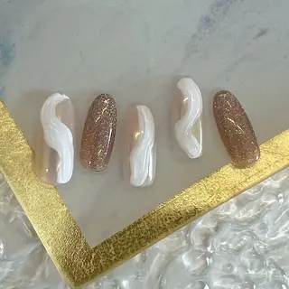 ネイル ⭐︎休業中の練習⭐︎ JNA認定講師髙橋のネイルデザイン