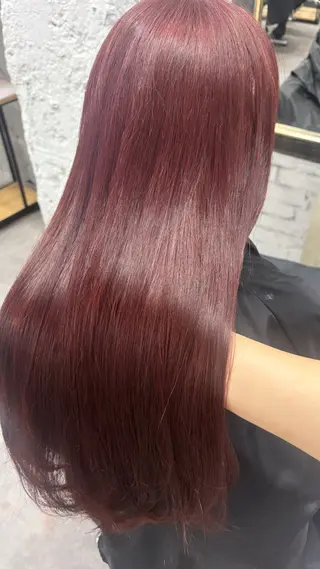 ロング カラー ハイトーン/ダブル カラー/akihoのヘアスタイル