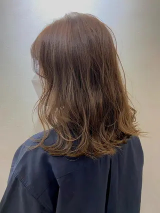 セミロング カラー パーマ ヘアアレンジ メンズ キッズ ネイル マツエク・マツパ アイブロウ Stockオーナー 古田翔平のヘアスタイル