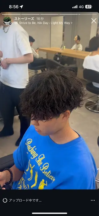 パーマ メンズ イケメン製造機 🔥上原沙羅🔥のヘアスタイル