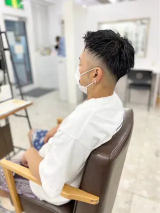 ショート メンズ 🧸縮毛矯正特化 金澤 彩香🎀のヘアスタイル