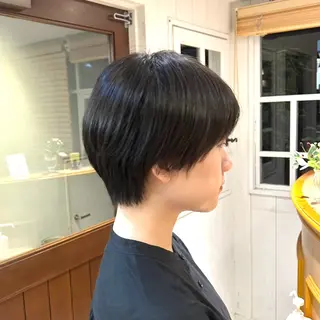 ショート ショートカット 募集🌿‬村岡夢咲のヘアスタイル