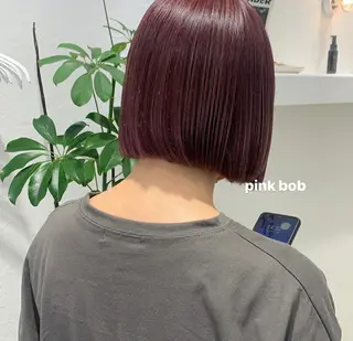 ミディアム カラー 顔周りレイヤー 🎀マリノのヘアスタイル