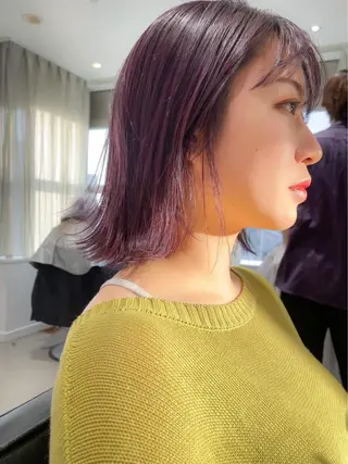 ショート カラー Loom.所属・村上雅人 ナチュラルモードのヘアスタイル