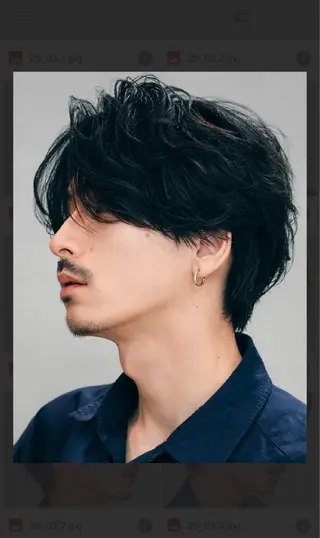 パーマ 原宿波巻きスパイラル パーマTOSHIのヘアスタイル