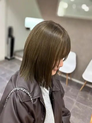 ミディアム カラー kakko所属・(kakko) ayumiのヘアスタイル