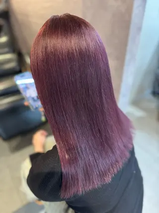 セミロング カラー 🩶mana🩶艶髪 /カラーオンカラーのヘアスタイル