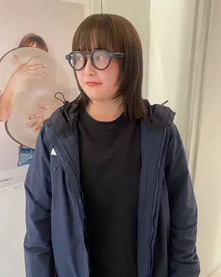 ミディアム カラー riria/ボブ /ブラウンカラー🎀のヘアスタイル