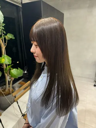 ロング 顔周りレイヤー /kokoro🦮のヘアスタイル