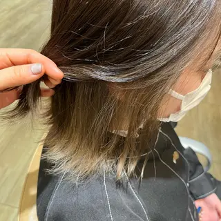 ミディアム カラー ヘアアレンジ afrodite 〈京橋〉Riyuのヘアスタイル