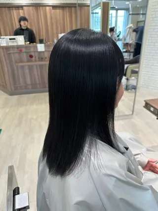 ロング 清瀬駅/痛ませない 縮毛矯正/山崎のヘアスタイル