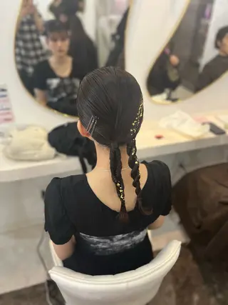 セミロング ヘアアレンジ momoka★彡 lovis大宮のヘアスタイル