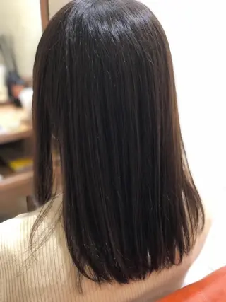 ミディアム uti所属・菊池 幹のヘアスタイル