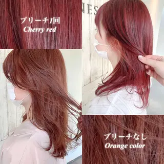 ミディアム カラー JYUNESU表参道所属・韓国ヘア🇰🇷🎀 透明感カラーのヘアスタイル