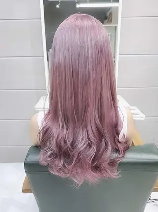 ヘアアレンジ カラー ロング Days 透明感カラーのヘアスタイル