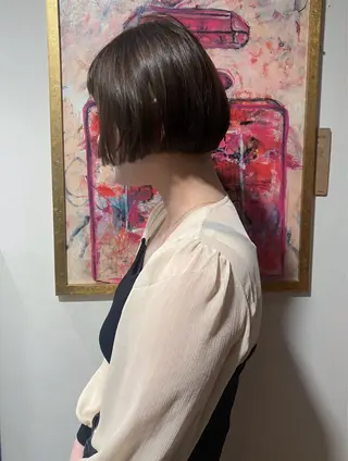 ショート カラー パーマ mai / linoah˚✧のヘアスタイル