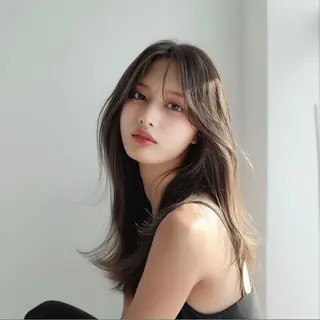 ロング 韓国ヘア/レイヤー 🇰🇷/艶髪/長橋のヘアスタイル