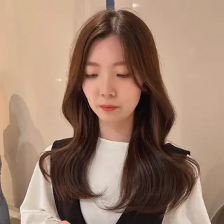 ロング 🌟韓国風レイヤー 🌟さやかのヘアスタイル