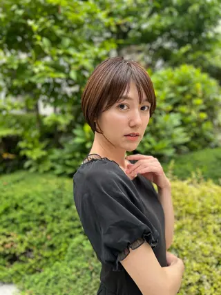 ショート 新井 翼/銀座 メンズ◎ショート女子のヘアスタイル
