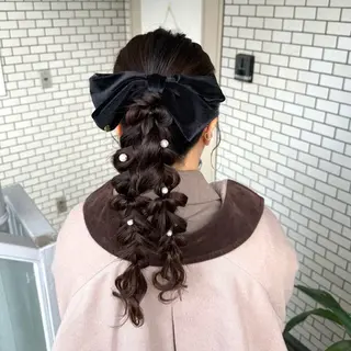 ロング ヘアアレンジ 褒められヘアメイク /‎ボブ女子🐶みおのその他イメージ