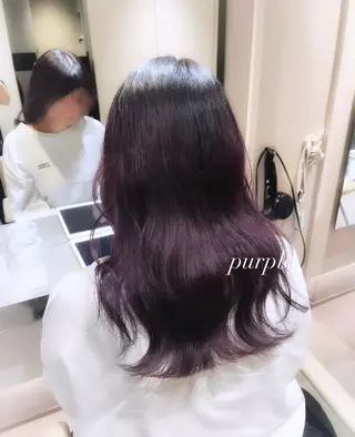 セミロング カラー 表参道/ハイトーン /yuiのヘアスタイル