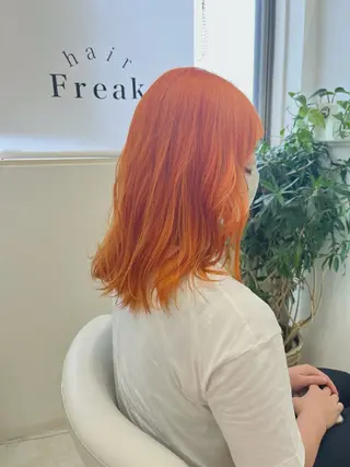 セミロング カラー hair  Freak所属・山森 大地のヘアスタイル