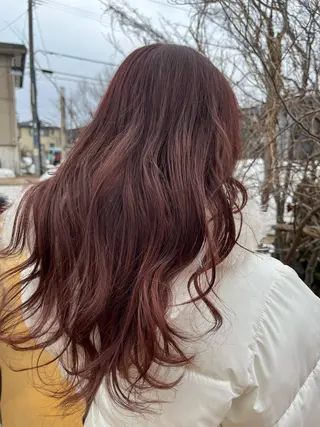 ロング カラー 艶髪特化 しゅんぼう 長岡髪質改善のヘアスタイル