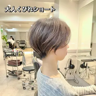 ショート 木下英治/ウルフ /レイヤー/銀座のヘアスタイル