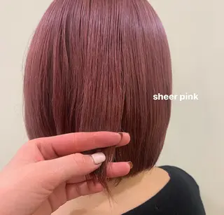 ショート カラー 顔周りレイヤー 🎀マリノのヘアスタイル