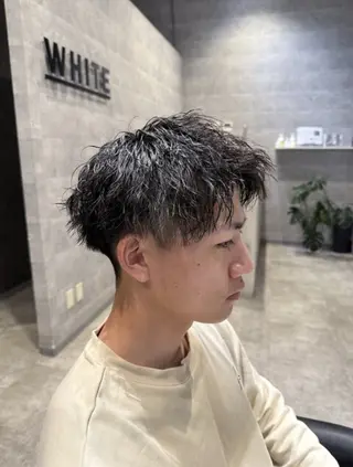 パーマ メンズ ＿WHITE鳳店所属・＿white鳳店/ 牧原彩乃のヘアスタイル