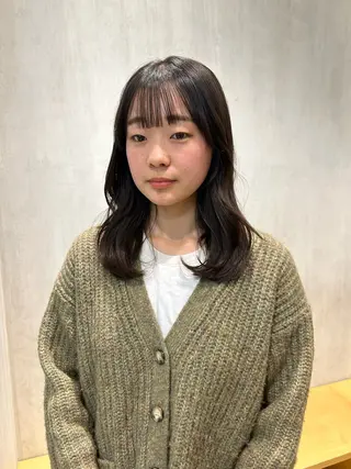 ロング レイヤーカット/ツヤ 縮毛矯正/アチワのヘアスタイル