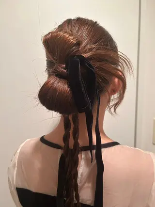 ロング ヘアアレンジ T Ayaのヘアスタイル