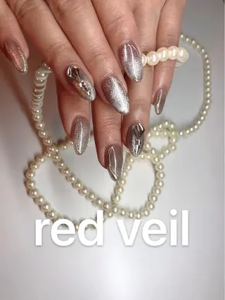 セミロング ネイル 長さ出し専門 nynaのネイルデザイン