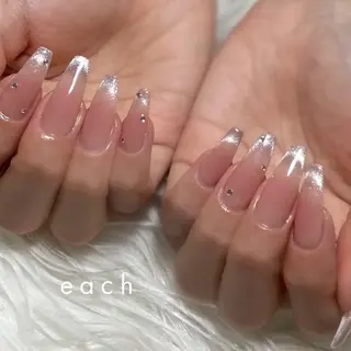 ネイル 𝒆𝒂𝒄𝒉 kanako 🕊のネイルデザイン